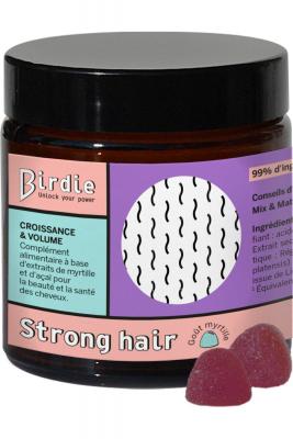 BIRDIE Gummies renforcement des cheveux Strong hair - 1 mois - 