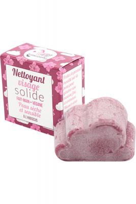 LAMAZUNA  nettoyant solide visage peau s&egrave;che et sensible hibiscus 25g