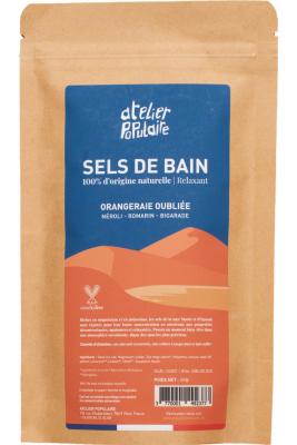 ATELIER POPULAIRE  - Sels de bain exfoliant | orangeraie oubli&eacute;e | 150g
