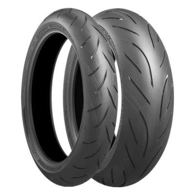 BRIDGESTONE  S21f (58w) Tl-yzf-r6 Front Tire Argent&eacute; 120 / 70 / R17