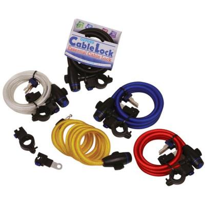 OXFORD Antivol C&acirc;ble  Cablelock 180cm x 12mm Fum&eacute;