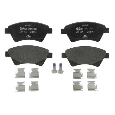 ATE Kit de plaquettes de frein, frein &agrave; disque  - TEVES 13.0460-3815.2