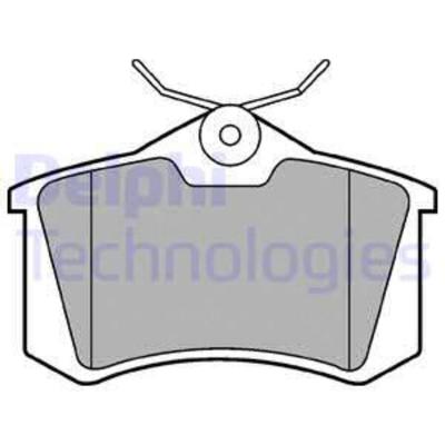 DELPHI Kit de plaquettes de frein, frein &agrave; disque  LP2254