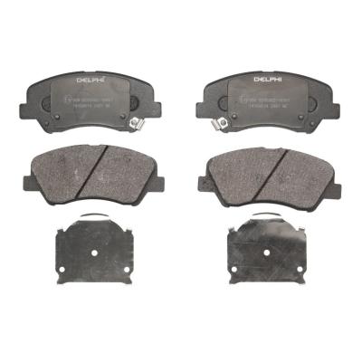 DELPHI Kit de plaquettes de frein, frein a disque  LP2497