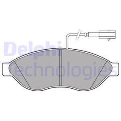 DELPHI Kit de plaquettes de frein, frein a disque  LP2498