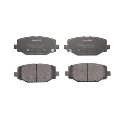 DELPHI Kit de plaquettes de frein, frein a disque  LP2499