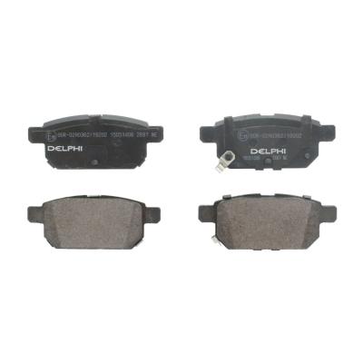 DELPHI  Jeu de plaquettes de frein arri&egrave;re LP2687 SUZUKI SWIFT