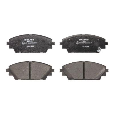 DELPHI Kit de plaquettes de frein, frein a disque  LP2701