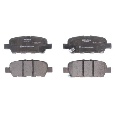 DELPHI Kit de plaquettes de frein, frein &agrave; disque  LP3158