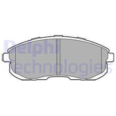 DELPHI  Jeu de plaquettes de frein avant LP3245 NISSAN JUKE
