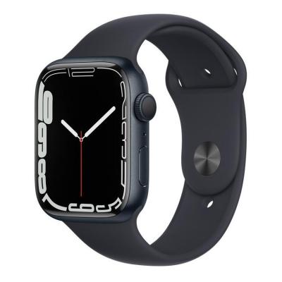 Apple Watch Series 7 (2021) GPS 45 mm - Aluminium Minuit - Bracelet sport Noir