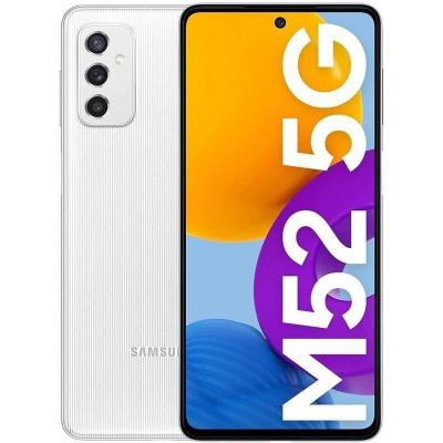 SAMSUNG Smartphone  Galaxy M52 5G sans contrat Android 128 Go Blanc