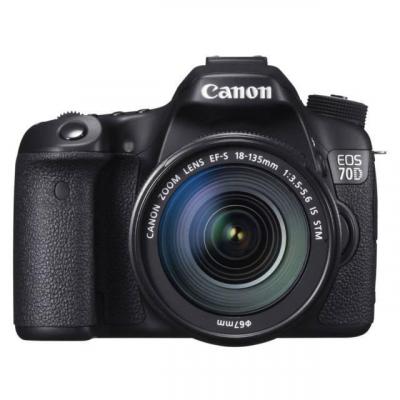 CANON  EOS 70D - appareil photo num&eacute;rique objectif EF-S 18-135 mm 