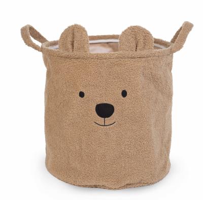 CHILDHOME Panier de rangement Teddy beige (40 x 40 cm)