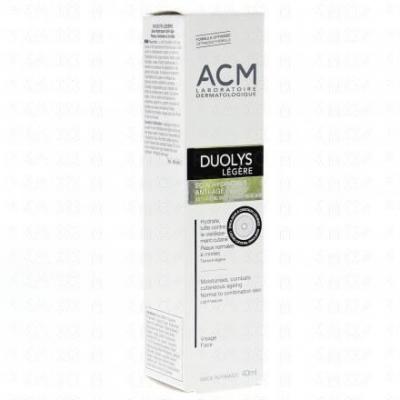 ACM Soin Hydratant Anti Age Legere Peaux Normales A Mixtes 40ml Duolys 