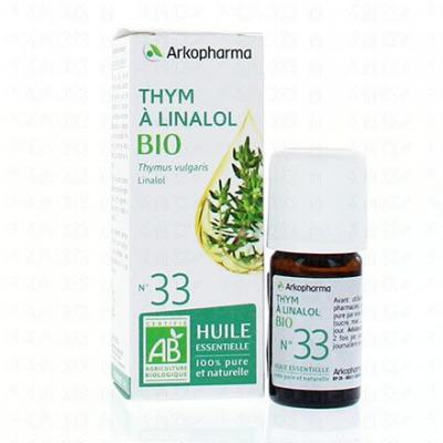 ARKOPHARMA Huile essentielle de thym &agrave; linalol bio 5ml