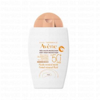 AVENE Av&egrave;ne Cr&egrave;me Solaire Fluide min&eacute;ral teint&eacute; Indice 50+ 40ml