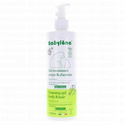 BABYLENA Laboratoire CCD Babyl&eacute;na Gel Moussant Corps & Cheveux Bio 400 ml