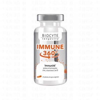 BIOCYTE  Longevity Energie & Vitalit&eacute; - Immune 360&deg; 30 g&eacute;lules