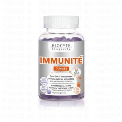 BIOCYTE  Longevity Energie&Vitalit&eacute;- Immunit&eacute;Gummies 60 gommes