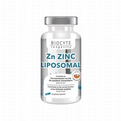 BIOCYTE  Longevity Min&eacute;raux - Zn Zinc liposomal g&eacute;lules x 60