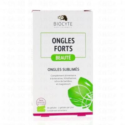 BIOCYTE  Ongles - Ongles forts beaut&eacute;40 g&eacute;lules