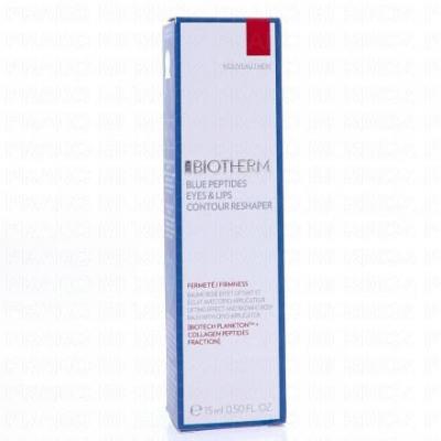 BIOTHERM  Blue Peptides cr&egrave;me yeux et l&egrave;vres raffermissante anti-rides