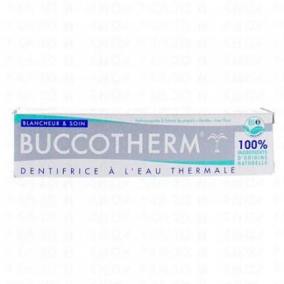 BUCCOTHERM  Dentifrice &agrave; l'Eau Thermale Blancheur & Soin Bio 75 ml