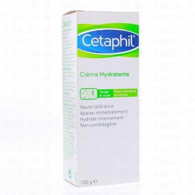 CETAPHIL Cr&egrave;me Hydratante 100g Peau Sensible S&egrave;che &agrave; Tr&egrave;s S&egrave;che 