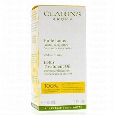 CLARINS  Aroma - Huile Lotus peaux mixtes ou grasses 30ml