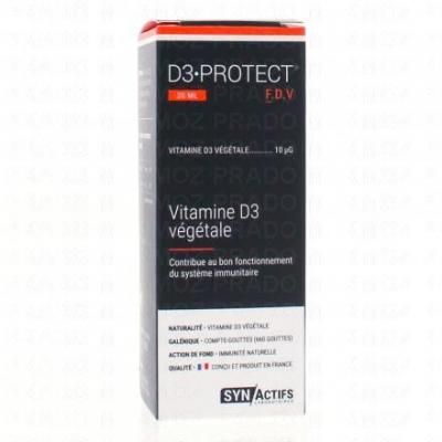 ARAGAN D3 Protect 20ml Vitamine D3 v&eacute;g&eacute;tale Synactifs