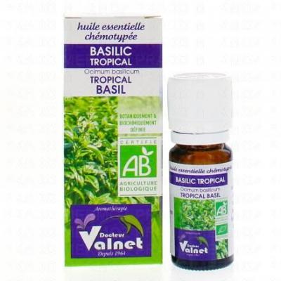 DOCTEUR VALNET  Huile essentielle de basilic bio flacon 10ml