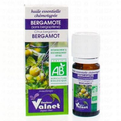DOCTEUR VALNET  Huile essentielle de bergamote bio flacon 10ml