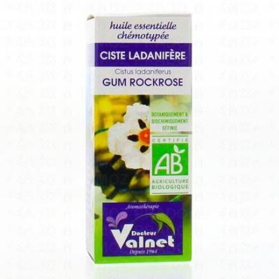 DR VALNET DOCTEUR VALNET Huile essentielle de ciste ladanif&egrave;re bio flacon 5ml
