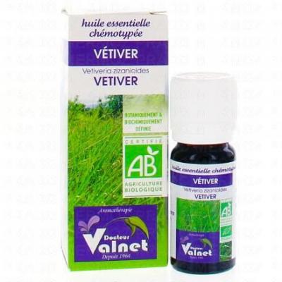 DR VALNET DOCTEUR VALNET Huile essentielle de vetiver bio flacon 10ml