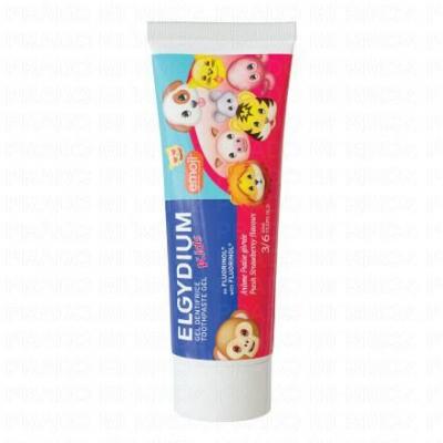 ELGYDIUM  KIDS Dentifrice Emoji ar&ocirc;me Fraise Givr&eacute;e 3-6 ans 50 ml