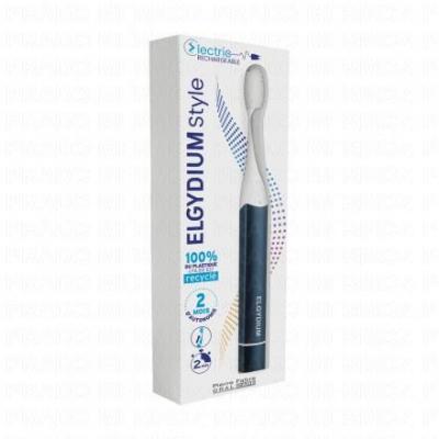 ELGYDIUM  Style Electric - Brosse &agrave; dents &eacute;lectrique rechargeable dark denim