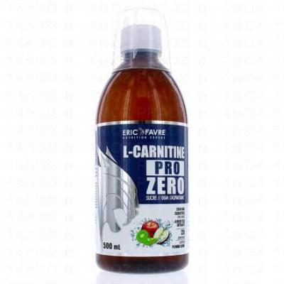 ERIC FAVRE  Carnitine Pro Z&eacute;ro - Saveur Pomme Kiwi - Bouteille 500 ml