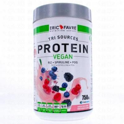 ERICFAVRE ERIC FAVRE Tri sources - Protein vegan saveur triple berry 500g