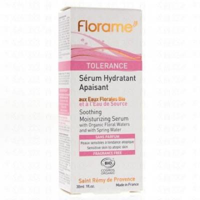 FLORAME Serum Hydratant Apaisant Bio Tolerance Peaux Sensibles 30ml 