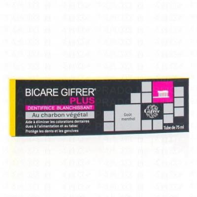 GIFRER Bicare  Plus Dentifrice Blanchissant Au Charbon V&eacute;g&eacute;tal 75ml