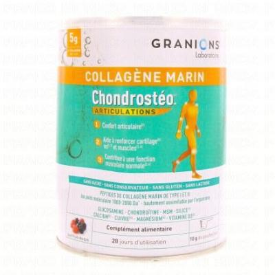 GRANIONS  Chondrost&eacute;o+ Collag&egrave;ne Marin - Articulations, Poudre 280g