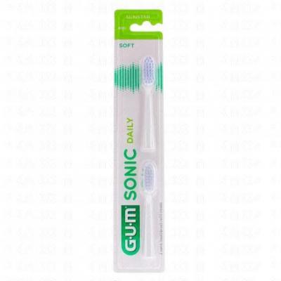GUM Brosses &Agrave; Dents- Sonic Bad Daily Blanche Rech (Couleur : Blanc)