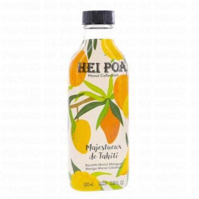 HEI POA  Mono&iuml; Collection Majestueux de Tahiti - Recette Mono&iuml; Mangue 100 ml - Flacon