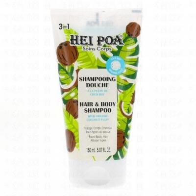 HEI POA  Shampooing Douche Pulpe de Coco Bio 150 ml - Tube 150 ml
