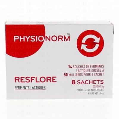LABORATOIRE IMMUBIO IMMUBIO Physionorm Resflore 8 sachets