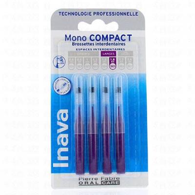 INAVA  Brossettes Mono Compact Violette 64mm B/4