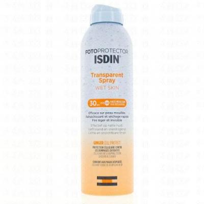 ISDIN Cr&egrave;me solaire corps SPF30 250ml Transparent Spray Fotoprotector 