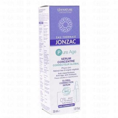 EAU THERMALE JONZAC S&eacute;rum Concentr&eacute; Correcteur Global 30ml Pure Age 
