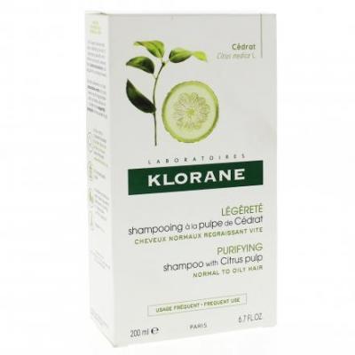 KLORANE A LA CIDRA champ&uacute; ligero para cabello normal/graso 200 ml
